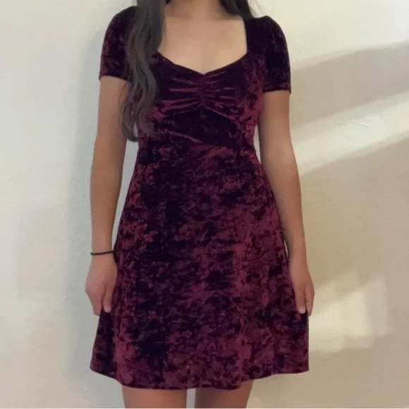 urban outfitters burgundy dress Burgundy Dresses